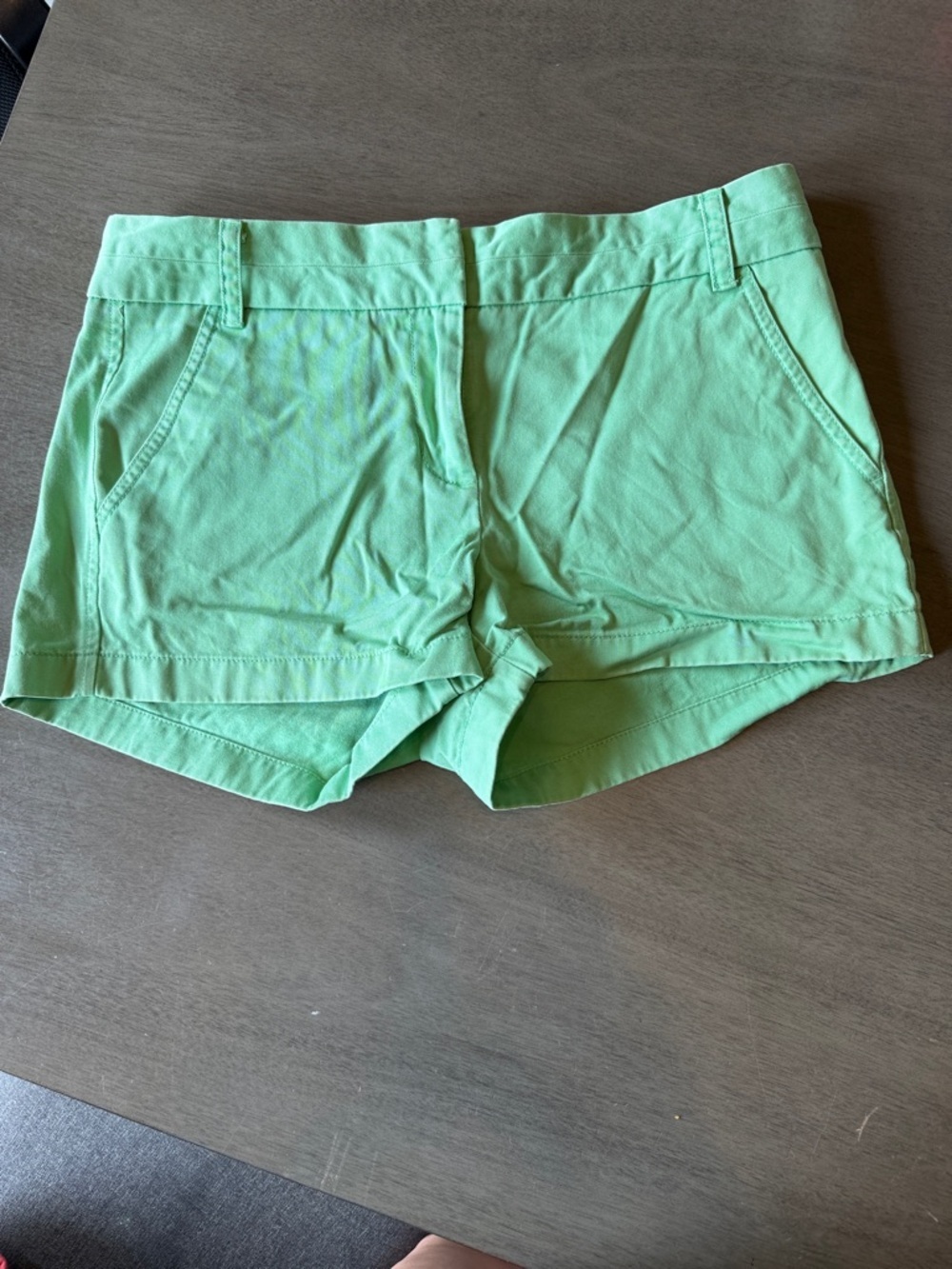 J. Crew Light Mint High-Rise Casual Shorts